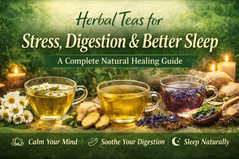 Herbal Teas for Stress Digestion & Better Sleep