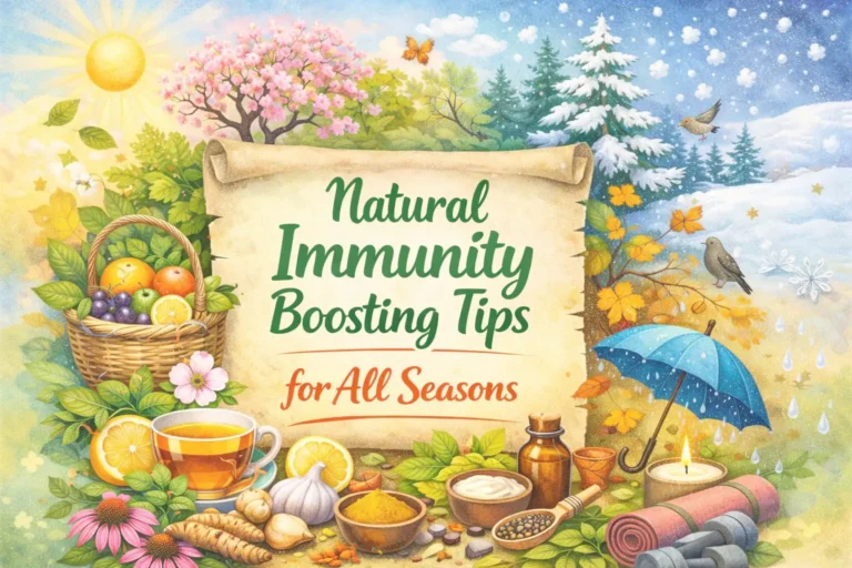 Natural immunity boosting tips for all seasons