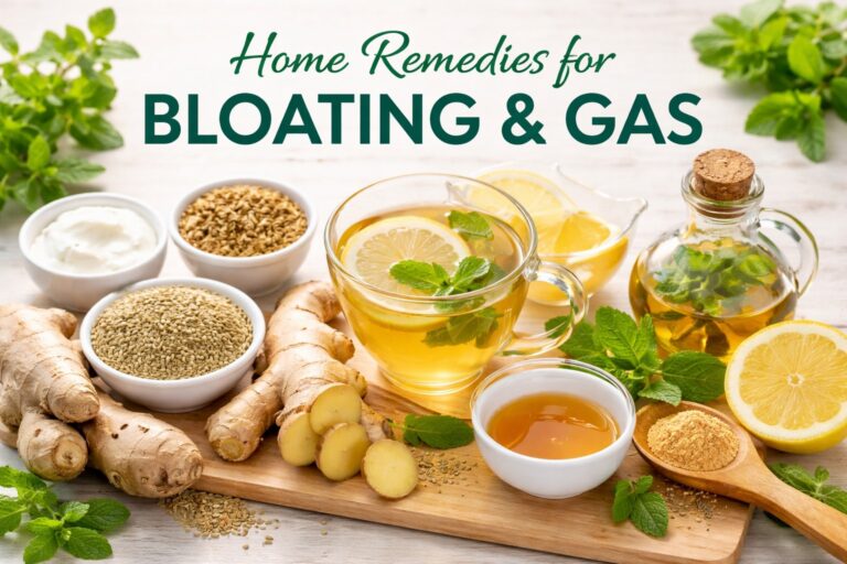 Home remedies for bloating & Gas