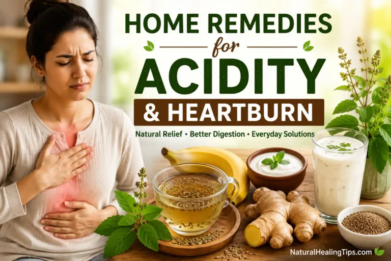 home remedies for acidity & heartburn relief at home