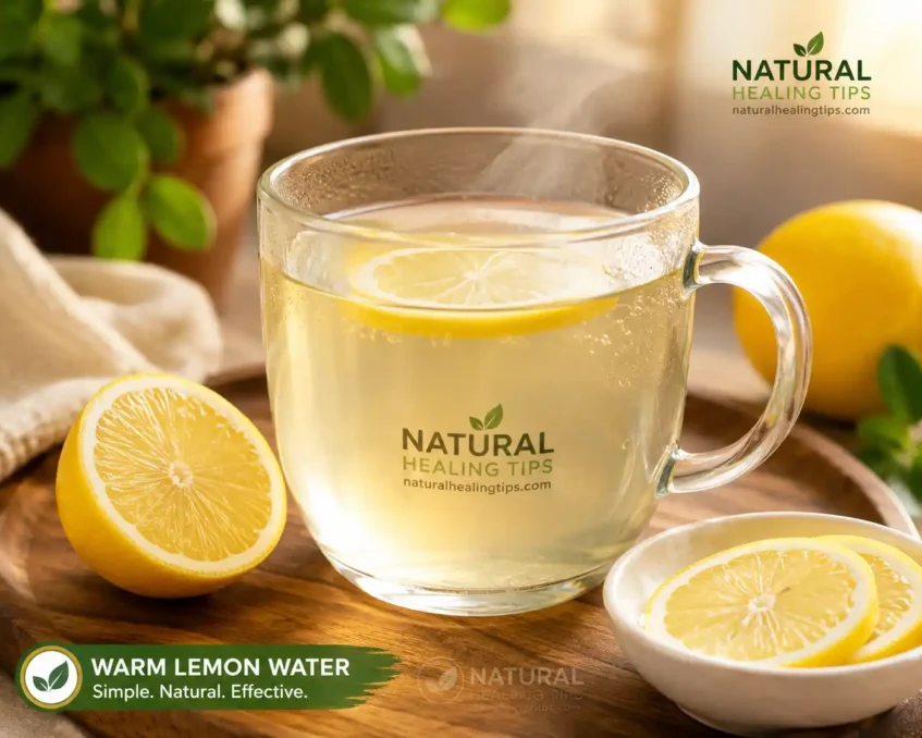 Natural Drinks for Constipation Relief Overnight 2 Warm lemon water as a natural drink for constipation relief overnight