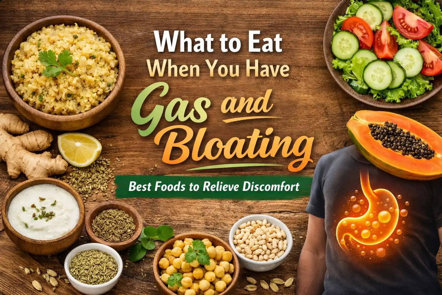 What to Eat When You Have Gas and Bloating – Indian Diet for Digestion