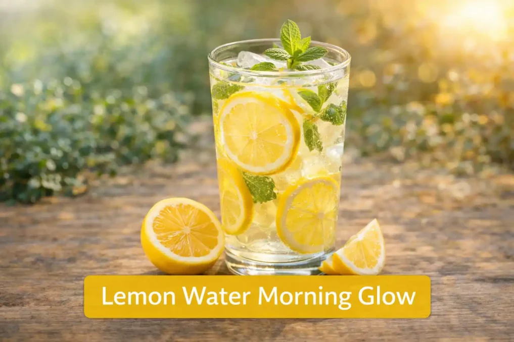 Morning Drinks for Glowing Skin 3 morning drinks for glowing skin with lemon water detox helping improve hydration and natural skin glow